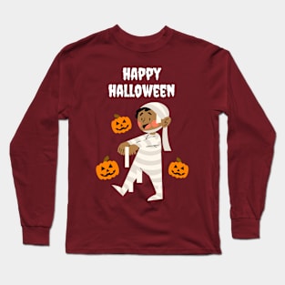 halloween zombie kid Long Sleeve T-Shirt